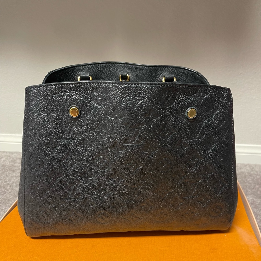 Louis Vuitton Black Monogram Shoulder Bag